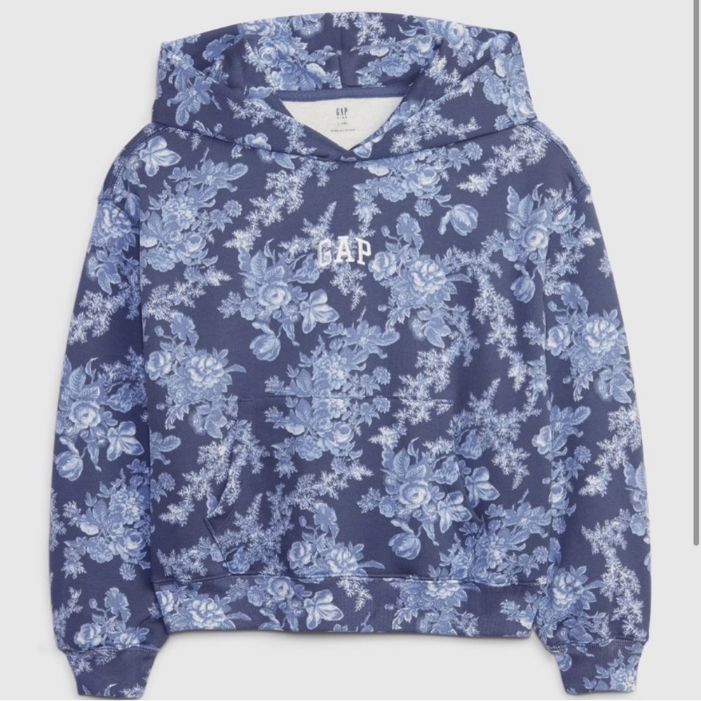 Gap × LoveShackFancy Kids Floral Logo Hoodie